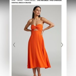 Showpo Orange Cutout